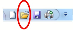 File Open Toolbar