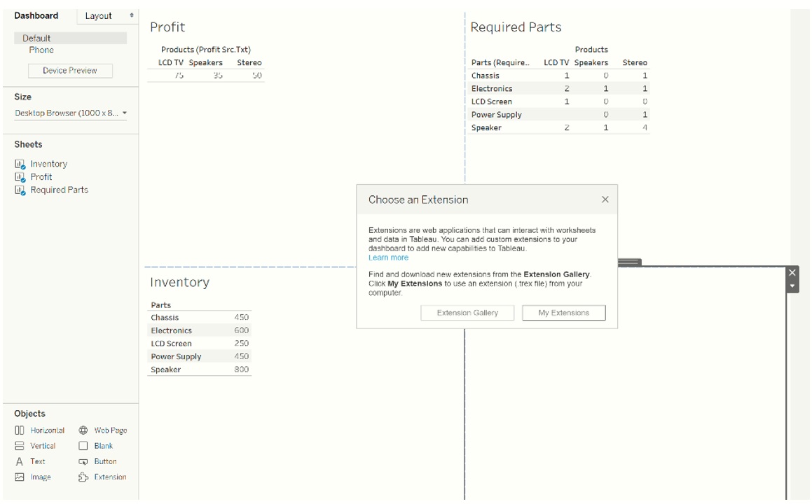 Tableau Extensions